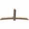 Ekena Millwork Bellingham Smooth Timber Gable Bracket, Douglas Fir, 72"W x 36"H x 3 1/2"D x 5 1/2"F, 12/12 Pitch GBW072X36X0406BEL00SDF - alternate 2